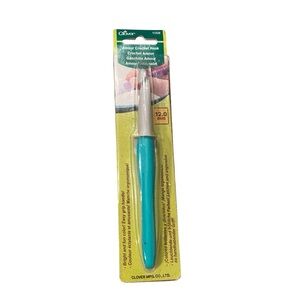 Clover Amour Crochet Hook Size 12mm US Size O Easy Grip Handle New Craft #1058
